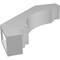 Ekena Millwork 3-in. W x 14-in. D x 14-in. H Pescadero Architectural Grade PVC Knee Brace BRCP03X14X14PEC - alternate 2